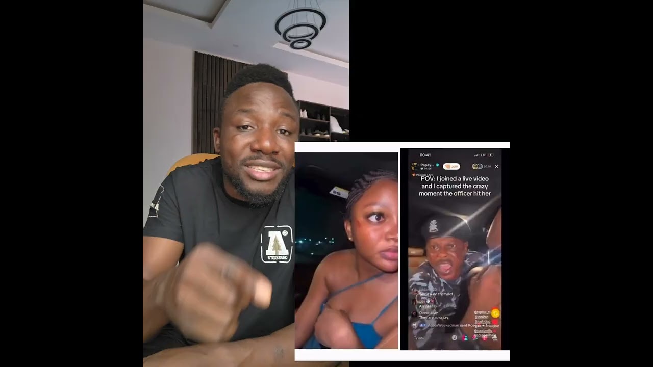 Police B£@t up Papaya ex on live video