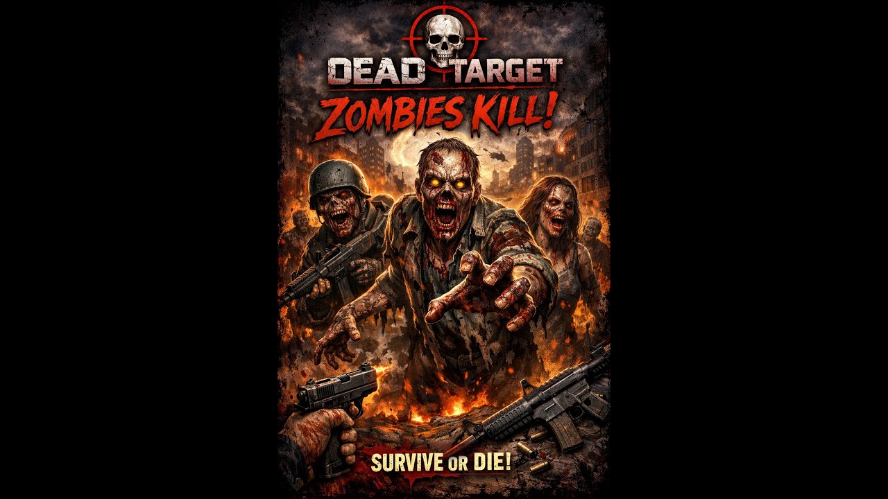 Dead Target Gameplay Part 1 | Unlimited Zombie Kills #deadtarget #zombie #zombiegame
