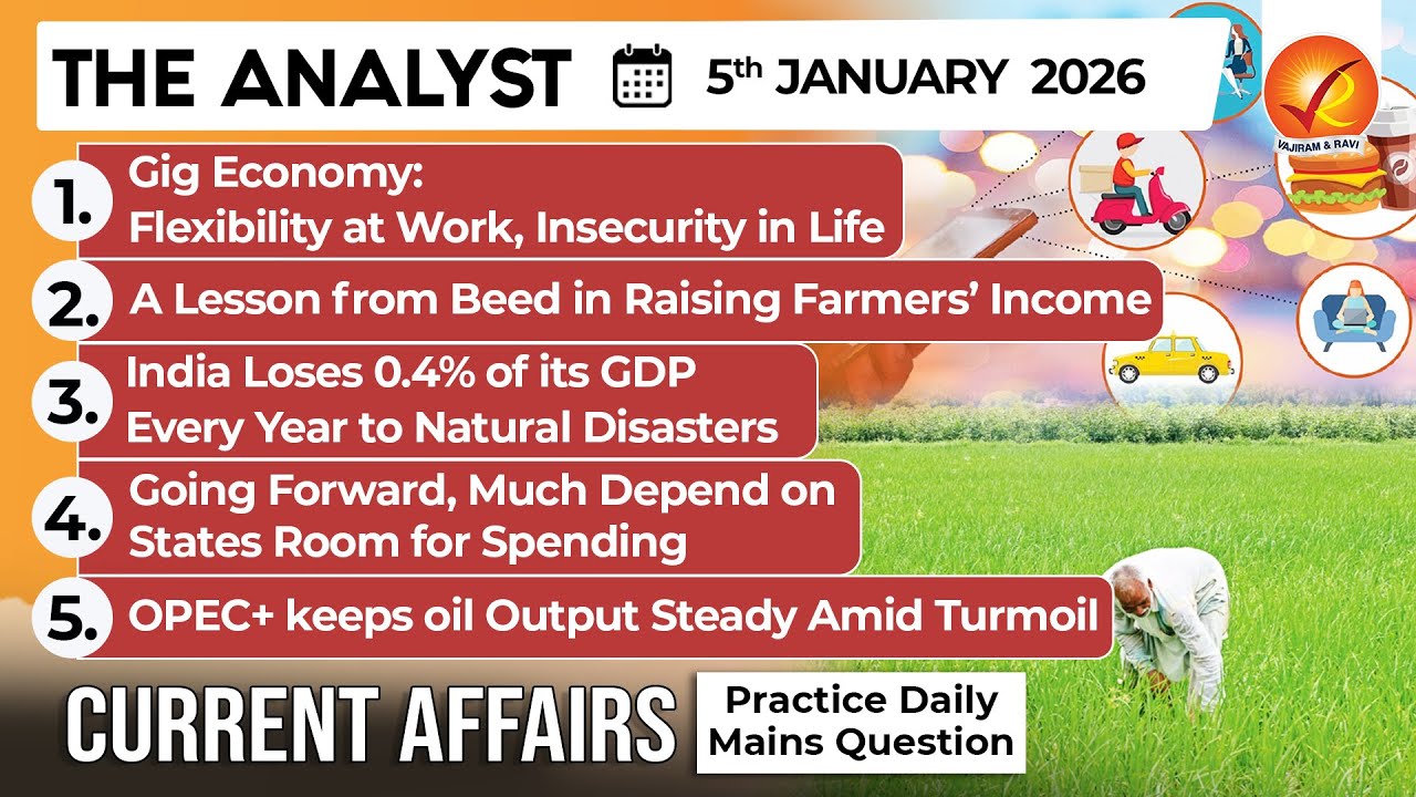 Current Affairs Today 5thJAN 2026 I UPSC Daily Current Affairs I The Hindu Analysis I The Analyst