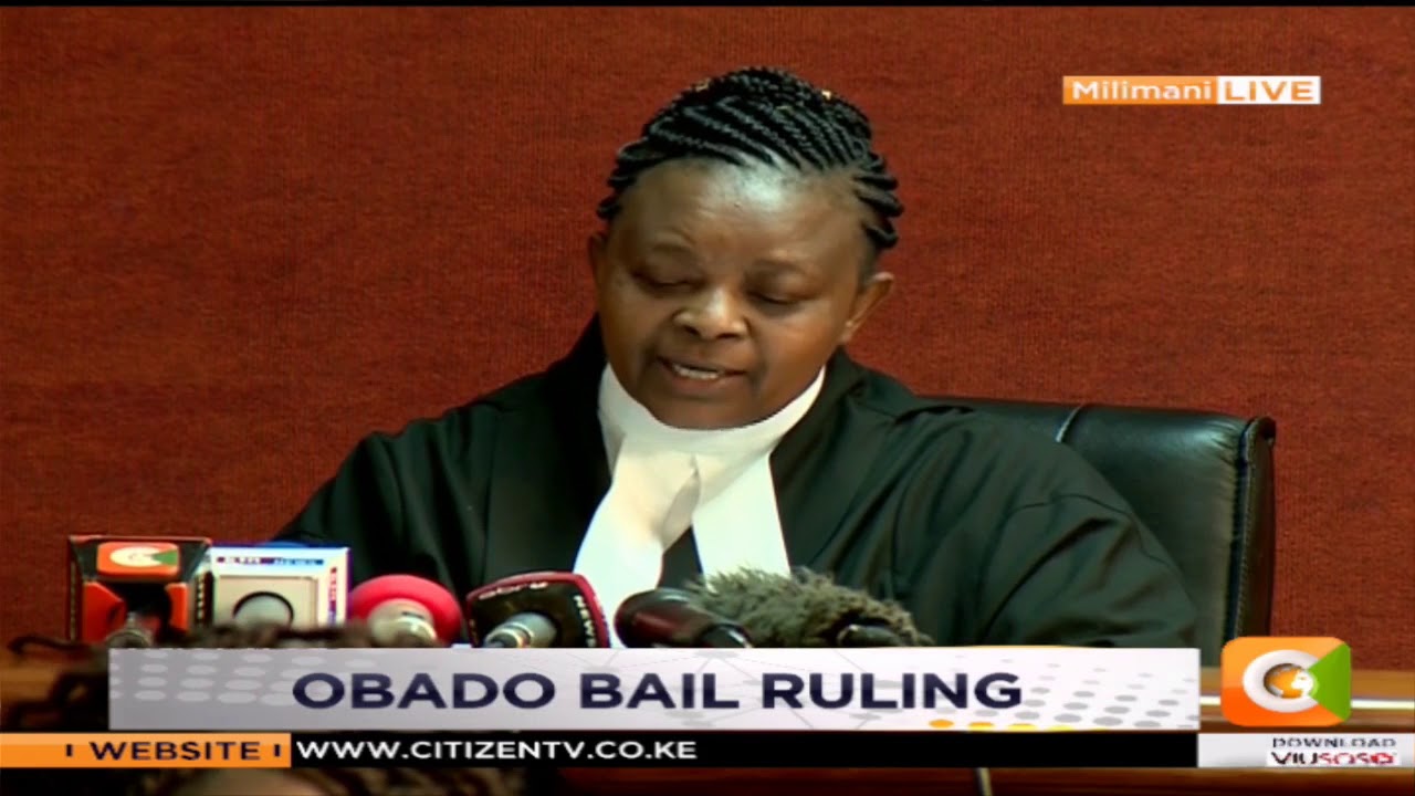 Sharon Otieno Murder case | Governor Okoth Obado freed on Ksh.5M bail #DayBreak