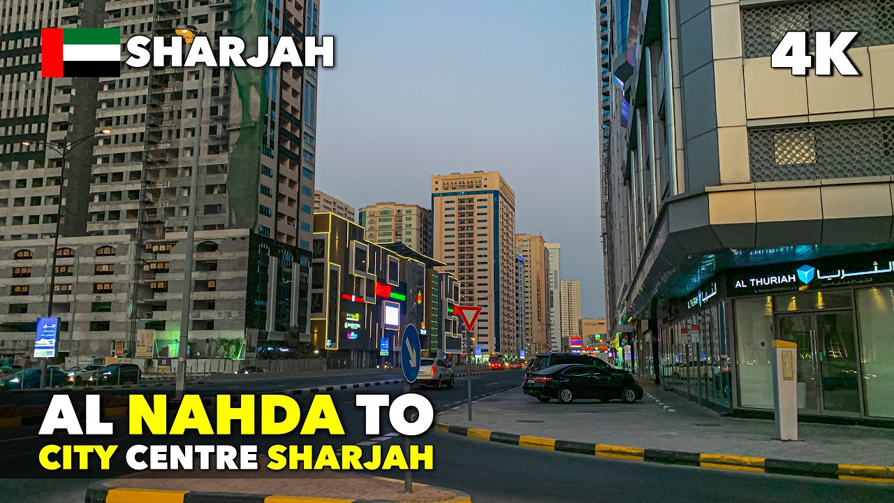 🇦🇪Sharjah 2024: Al Nahda to City Centre Sharjah - A Scenic Journey!