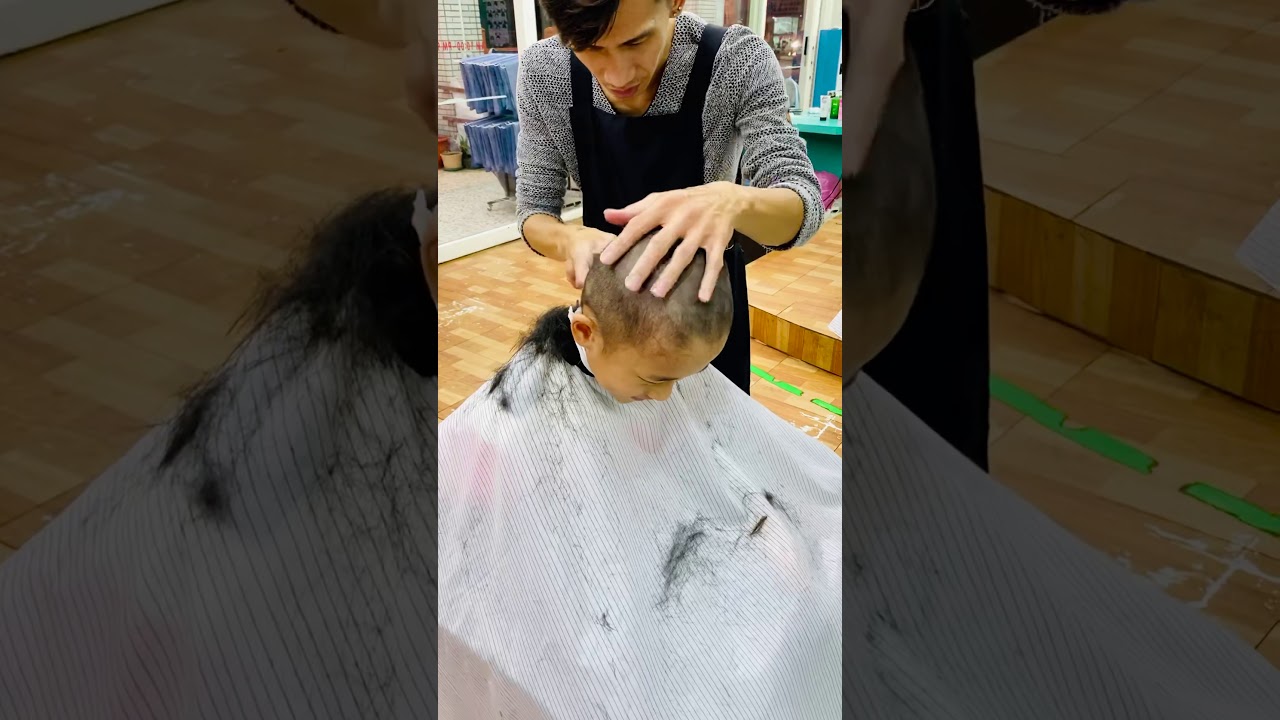 鑕鑕八歲剃光頭篇
