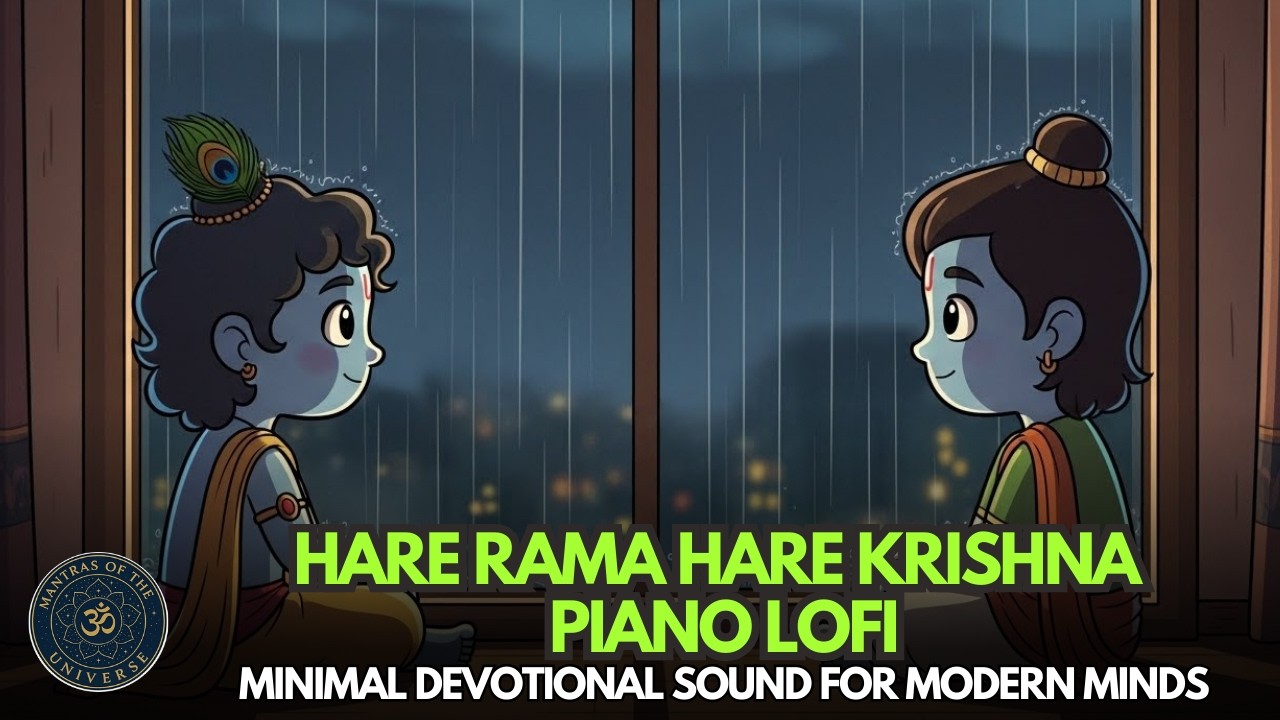 Hare Rama Hare Krishna Piano Lofi | Soft Piano Mantra For Stress Free Work