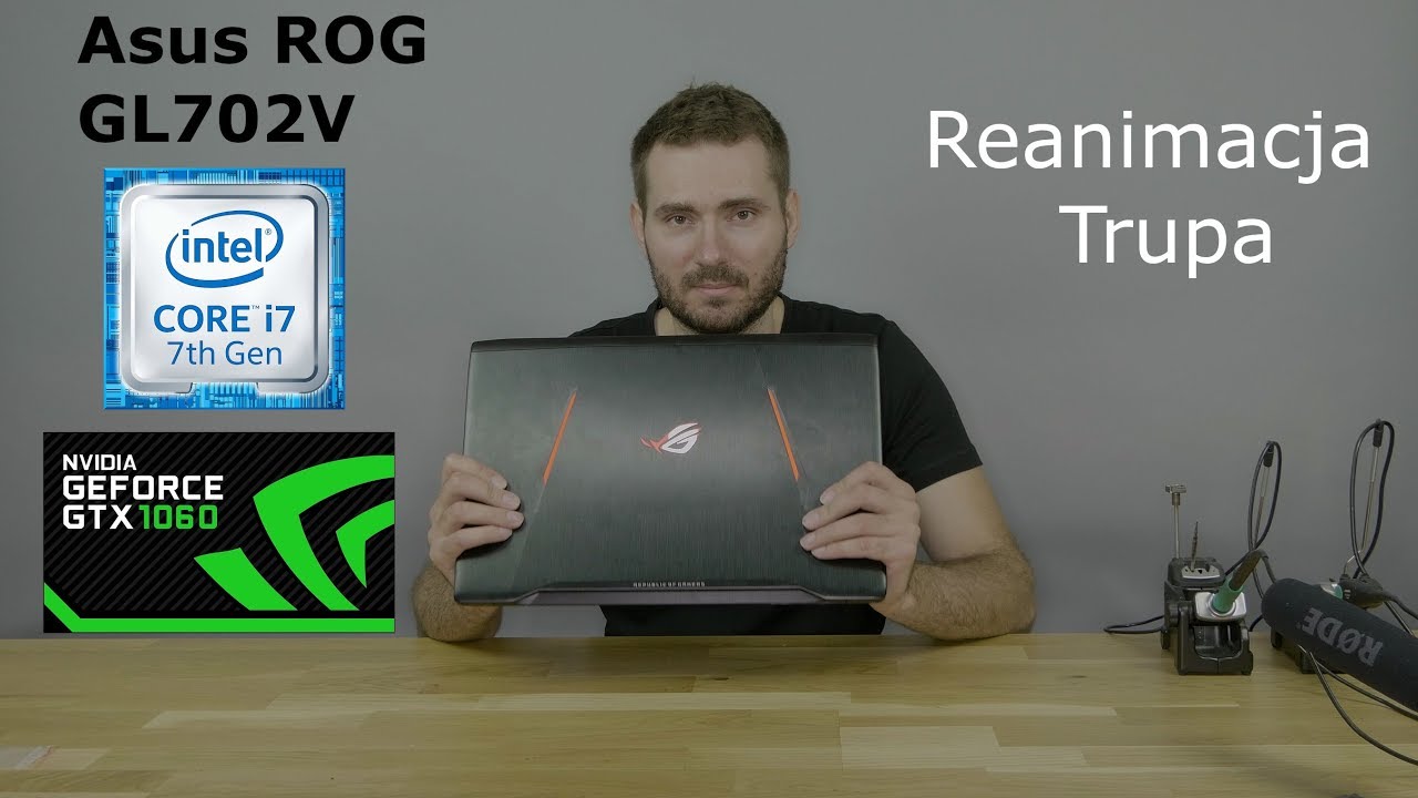 Asus ROG GL702V Strx - Naprawa po zalaniu