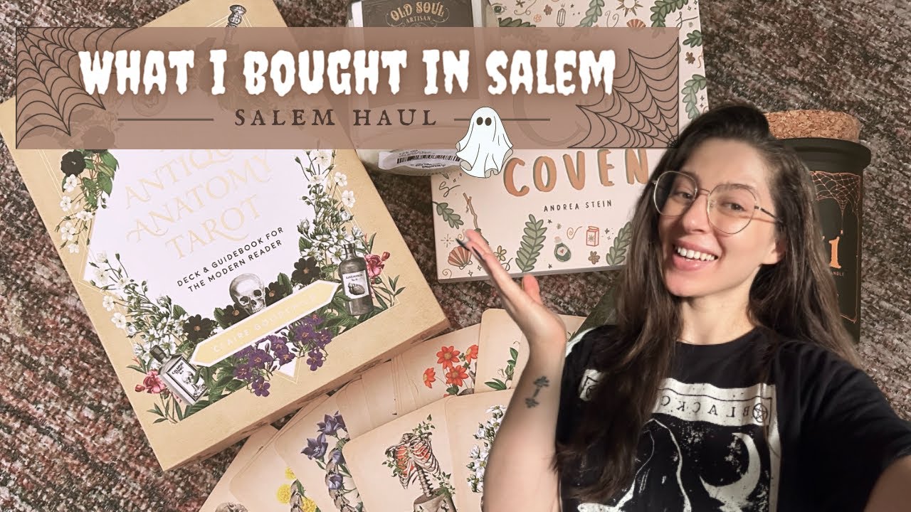 WHAT I BOUGHT IN SALEM 🎃🖤 - Salem, MA Haul