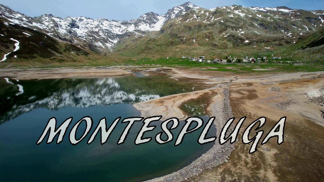 Valchiavenna: Montespluga e Isola - aerial view