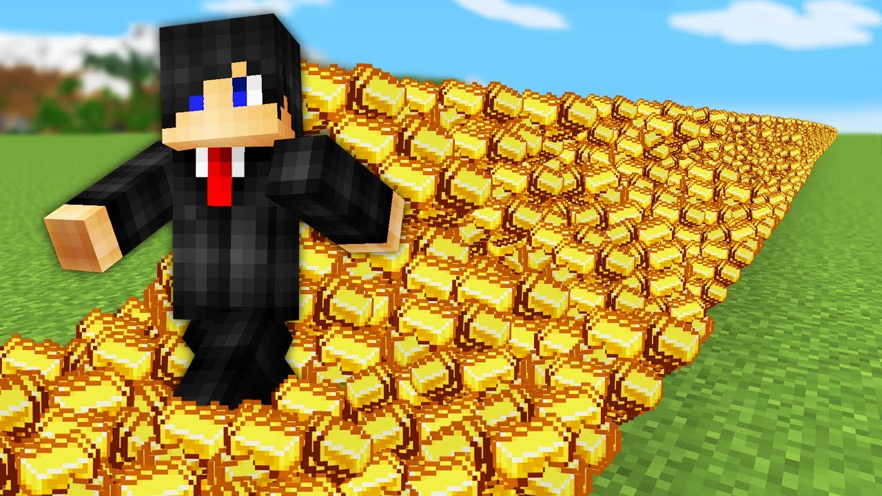 Minecraft, But Everything I Touch turns to GOLD...