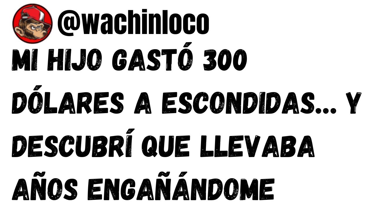 Mi hijo gastó 300 dólares a escondidas… y descubrí que llevaba años engañándome