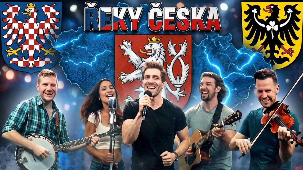 ŘEKY ČESKA 🪕 COUNTRY DANCE 🎻 vzděl&aacute;vac&iacute; p&iacute;seň o 10 řek&aacute;ch ČR od DIGITAL PILSEN