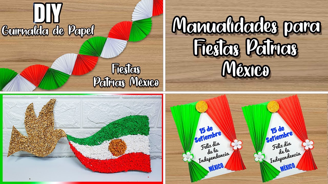 Manualidades para el 16 de Septiembre  Fiestas Patrias México  😘 Independence Day Decoration