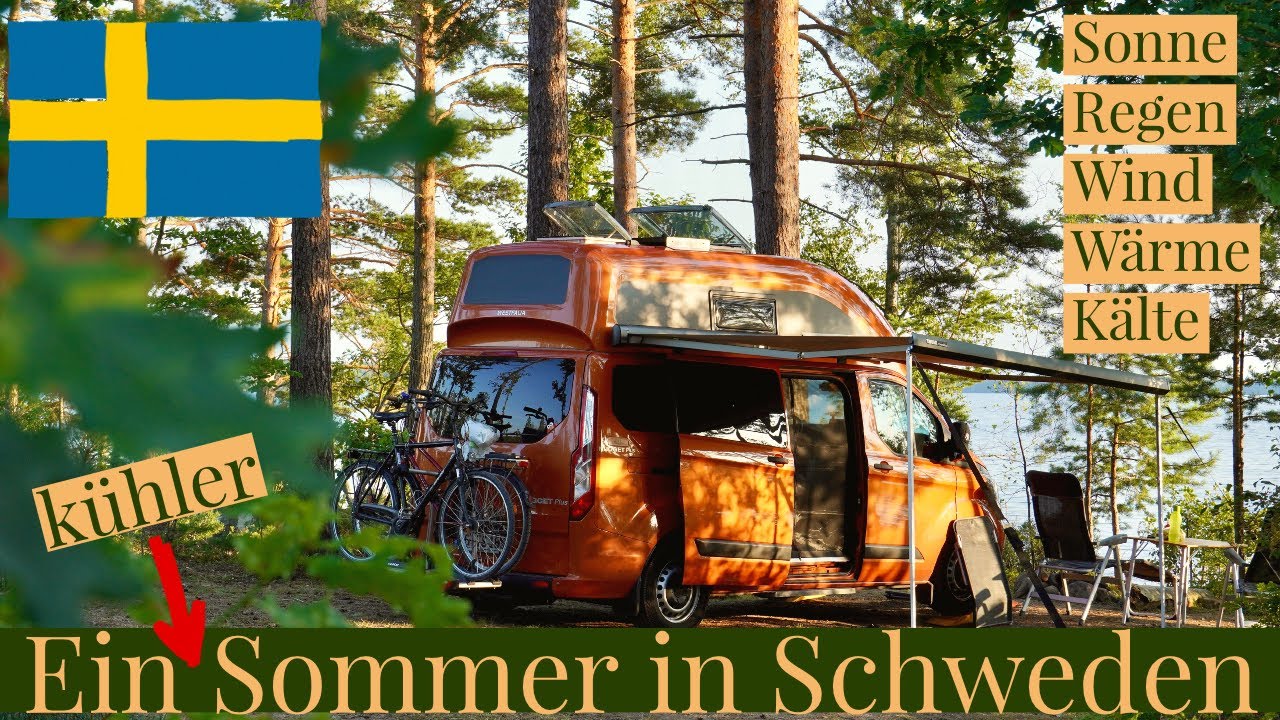 Ein kühler Sommer ´21 in Schweden | Mit dem Nugget an die großen Seen, am Göta Kanal und zum Meer