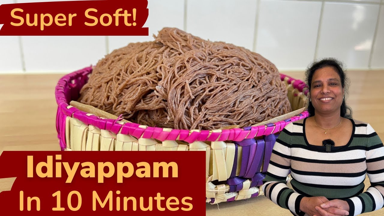 Idiyappam Recipe in Tamil using Red Rice Flour | String Hoppers