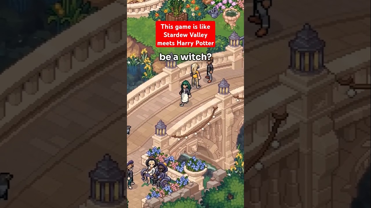 This game is Stardew Valley mixed with Harry Potter
