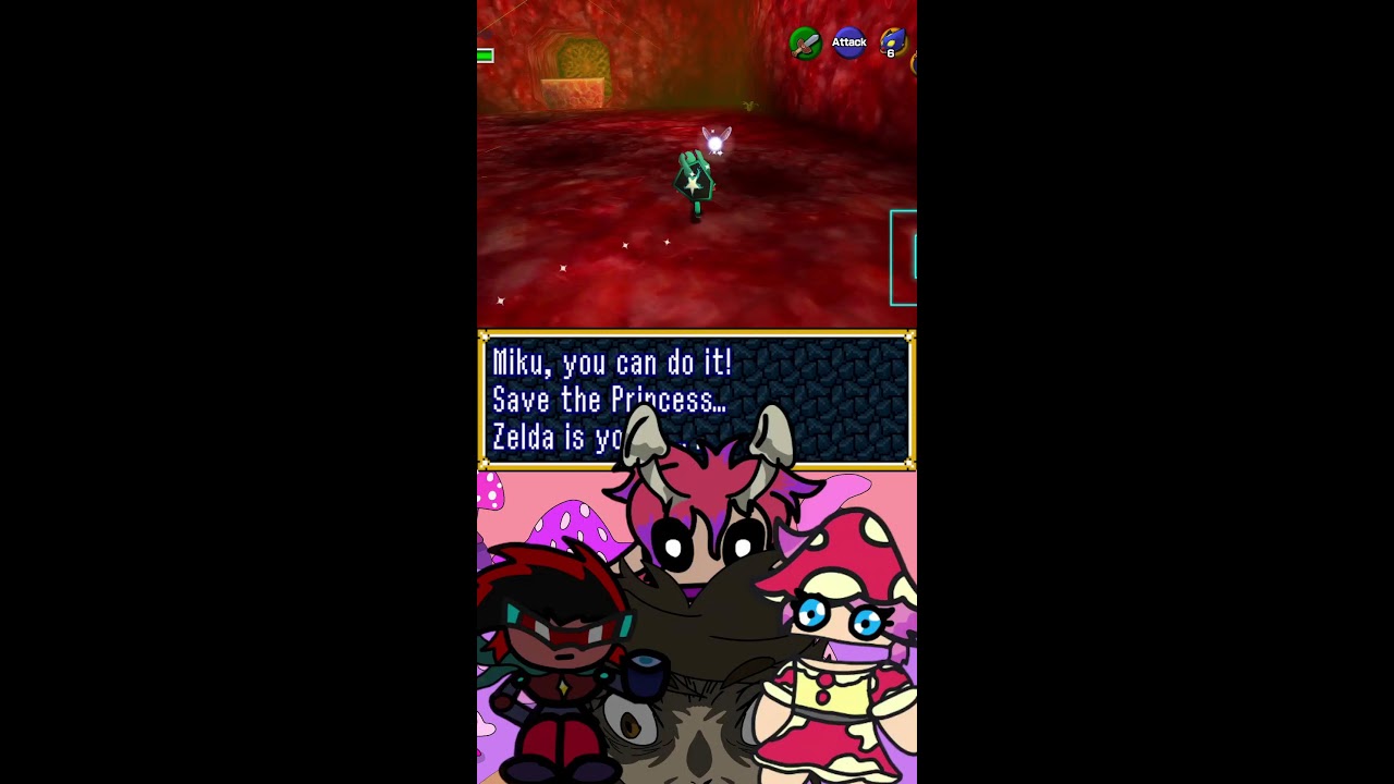 Link was busy sorry Zelda it's now MIKU