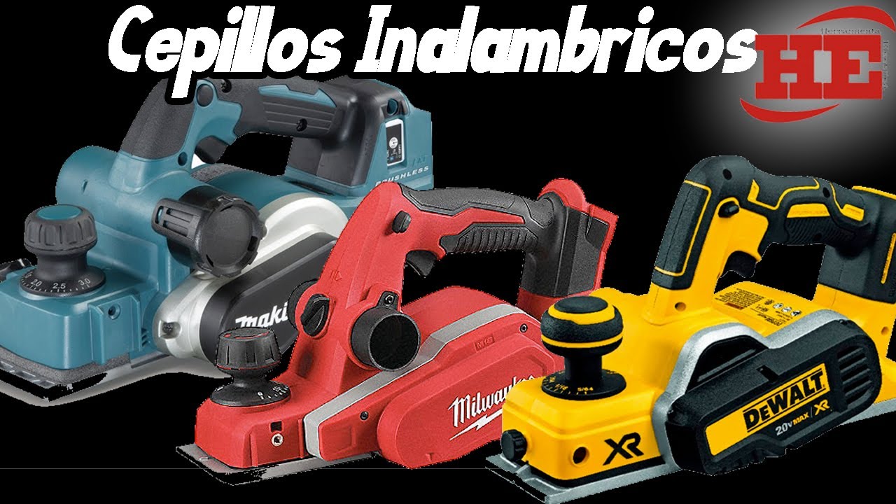 Cepillos Inalámbricos  Makita Dewalt MilwaukeeTools