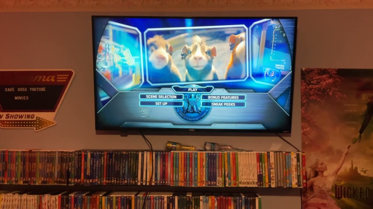 Menu walkthrough of G-Force 2009 dvd