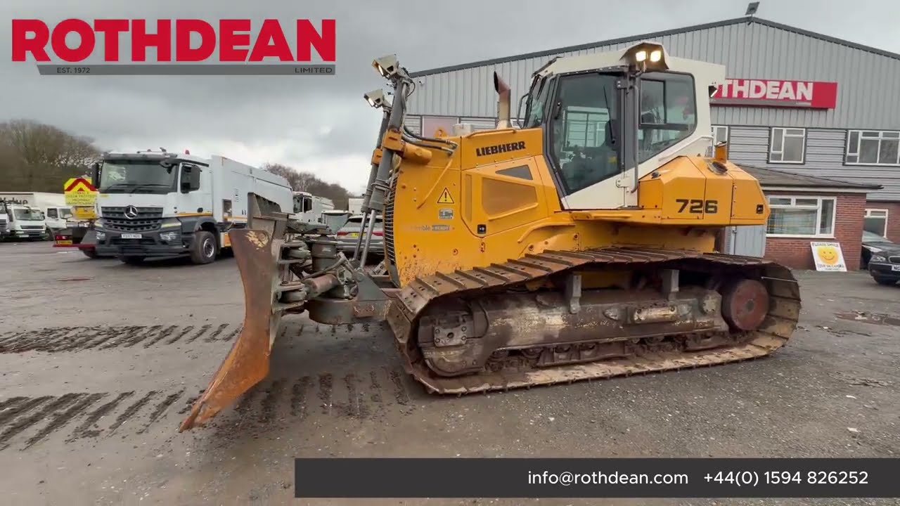 Ref 14D  2016 Liebherr PR726LGP Bulldozer Walkaround Rothdean