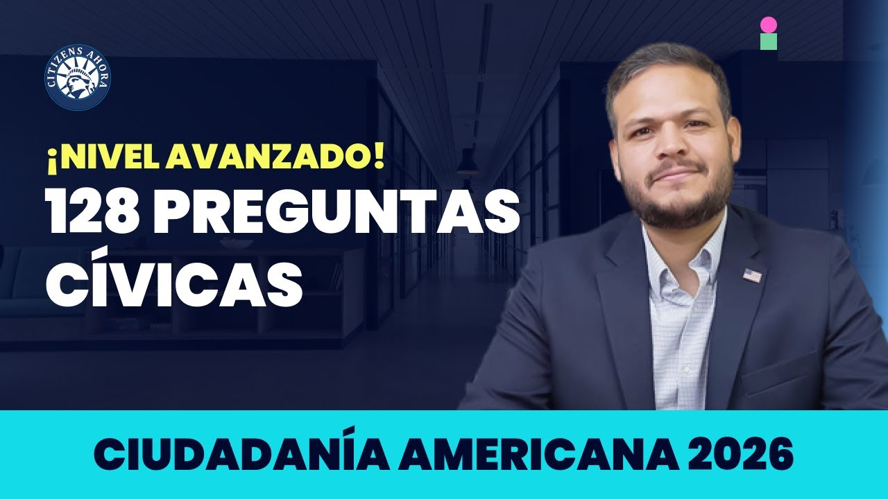 Comprueba tu nivel de las nuevas 128 preguntas cívicas - Ciudadanía americana 2026
