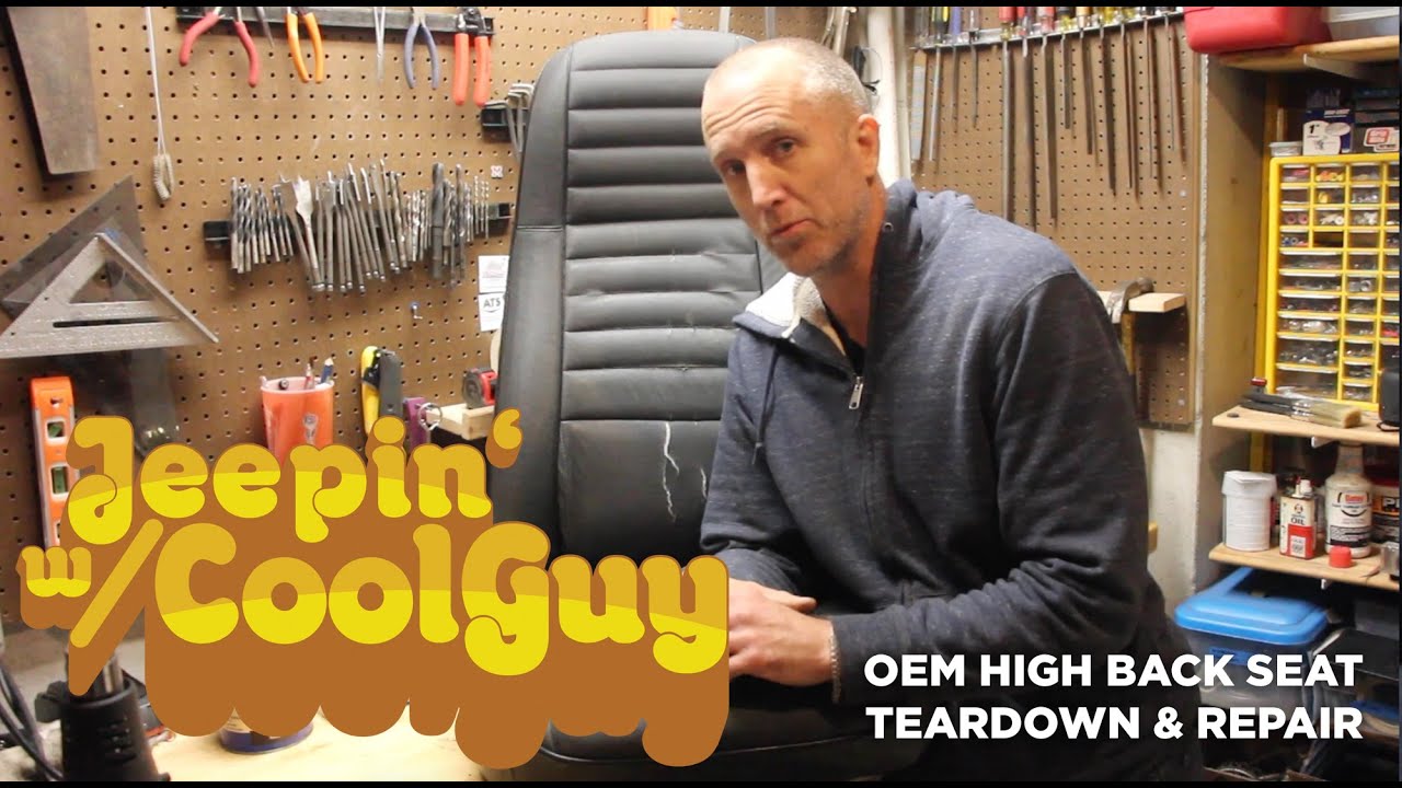 Jeep CJ7 OEM Renegade seat repair - Part 1