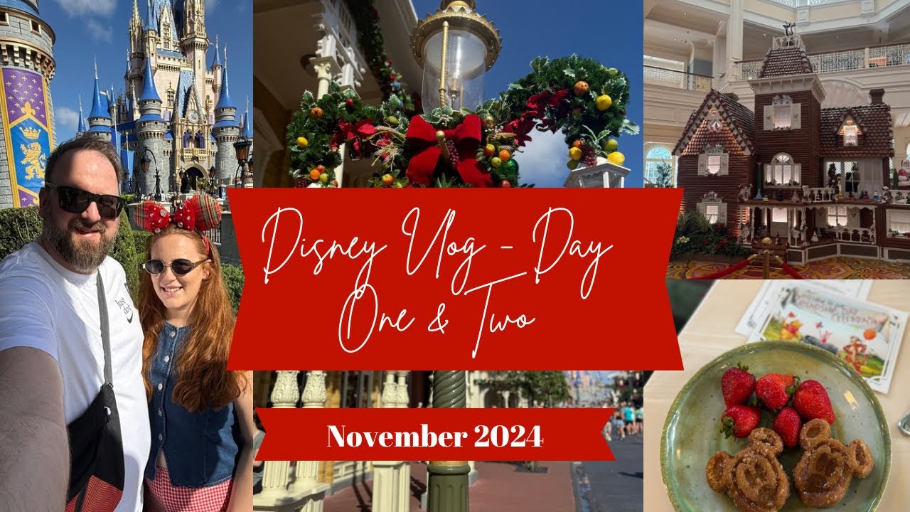 WALT DISNEY WORLD CHRISTMAS VLOG | BLIZZARD BEACH, GRAND FLORIDIAN & MAGIC KINGDOM | NOVEMBER 2024