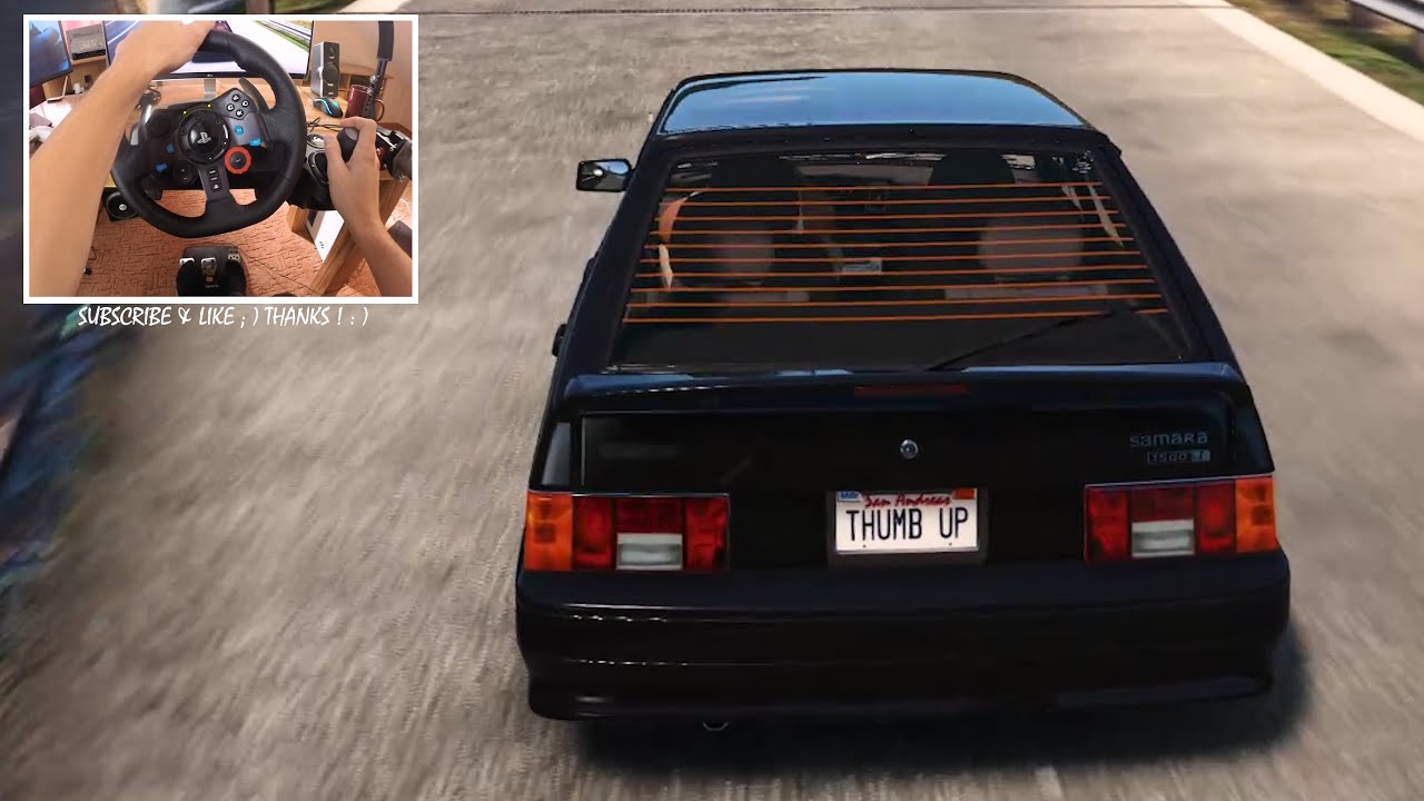 GTA V - VAZ-2114-Lada-Samara | Logitech G29 🔥 NEW GRAPHIC