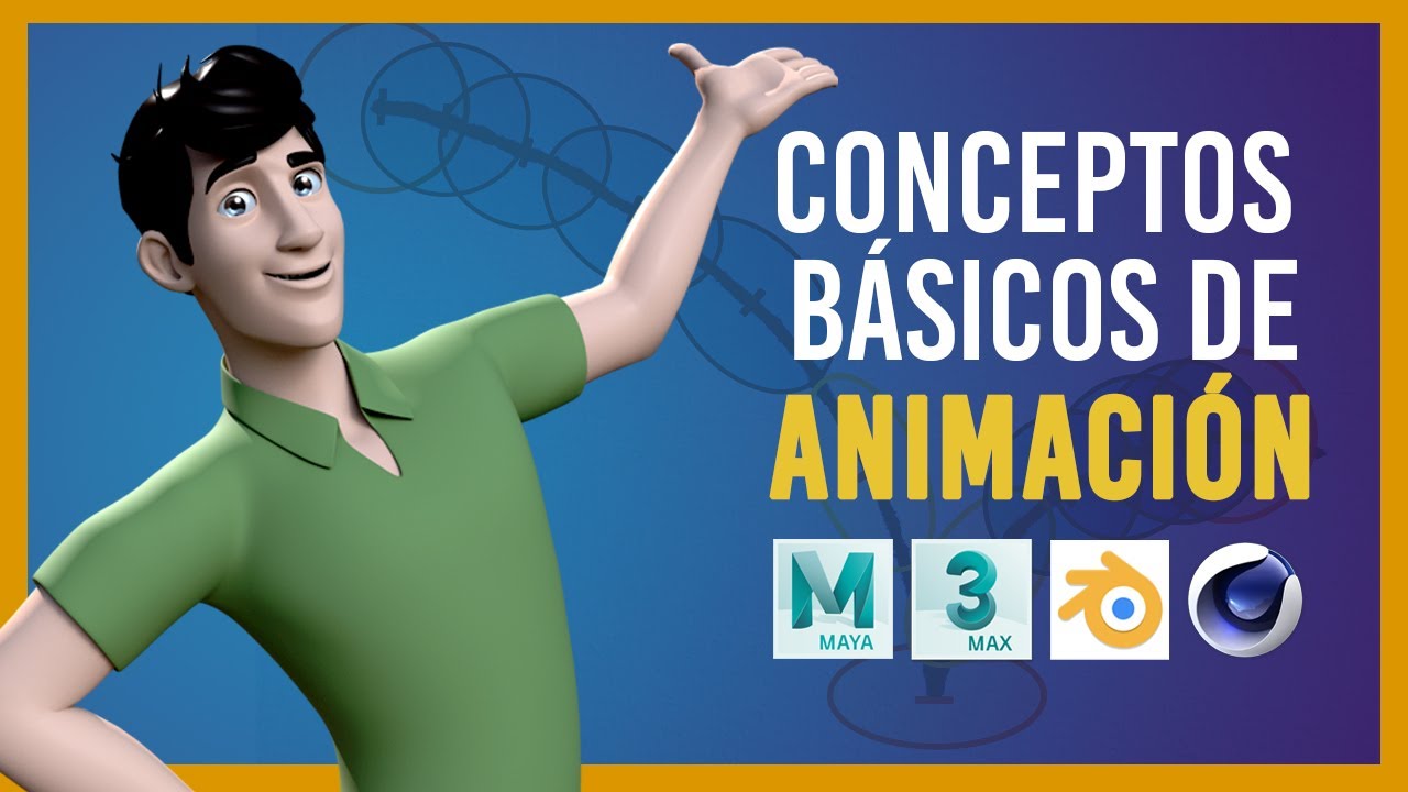 Aprende los principios y conceptos básicos de la Animación 3D 🤯🤯 Curso GRATIS de animación 3D