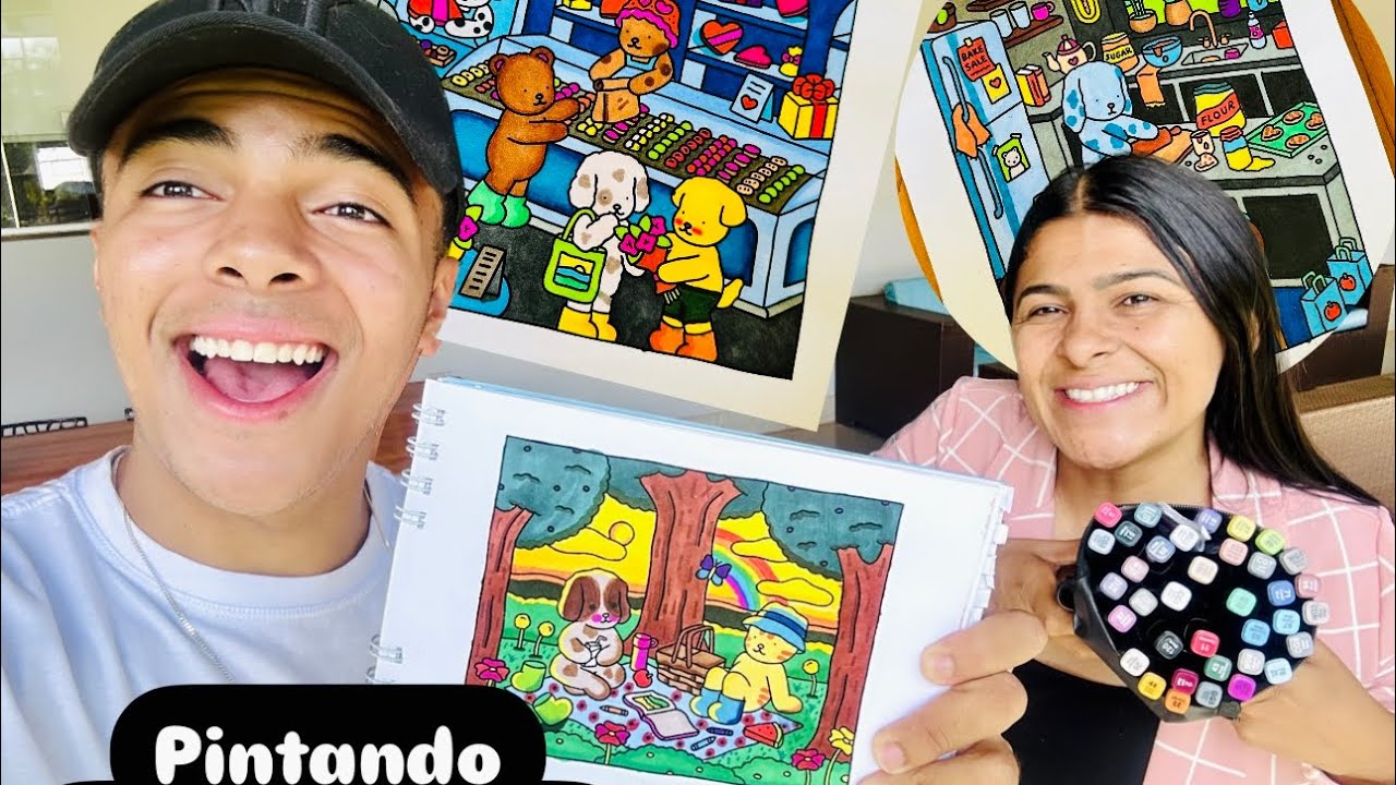 PASSEI 24H PINTANDO BOBBIE GOODS/ MOSTREI MINHA COLEÇÃO E MEUS DESENHOS!🤩 *Estevão Filipe e família