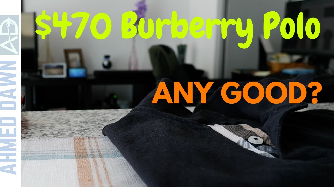 Recenzja męskiej koszulki polo Burberry za 470 dolar&oacute;w | Czy koszulka polo Burberry jest dobra?