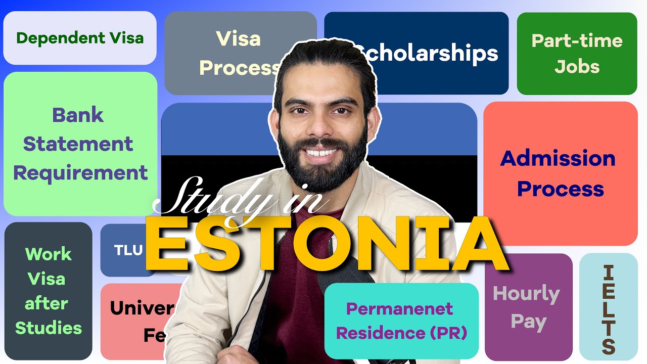 Study in Estonia | My 5 Scholarships | Complete process for Indian and Pakistani students