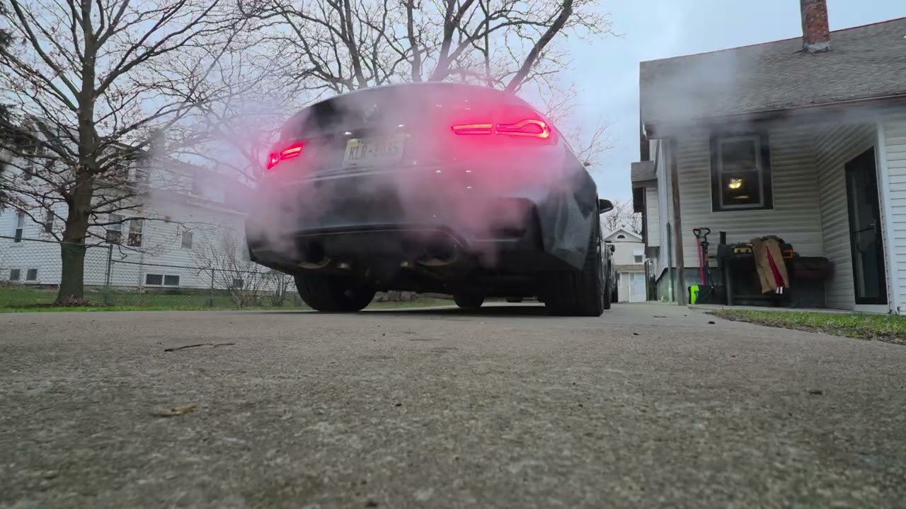 2018 bmw m4 catless, AA EQ  mid pipe W/ resonator, AA mad max muffler