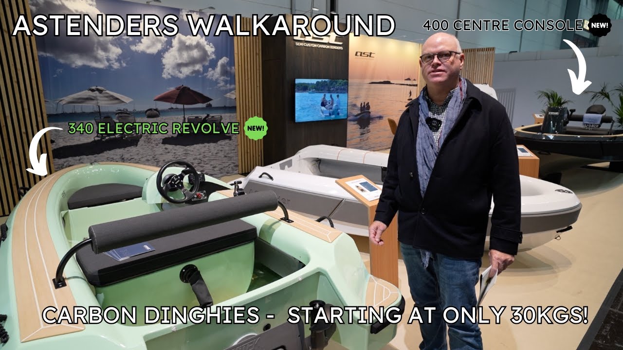 ASTenders Carbon Fibre Dinghy Walk Around | Boot Dusseldorf 2024