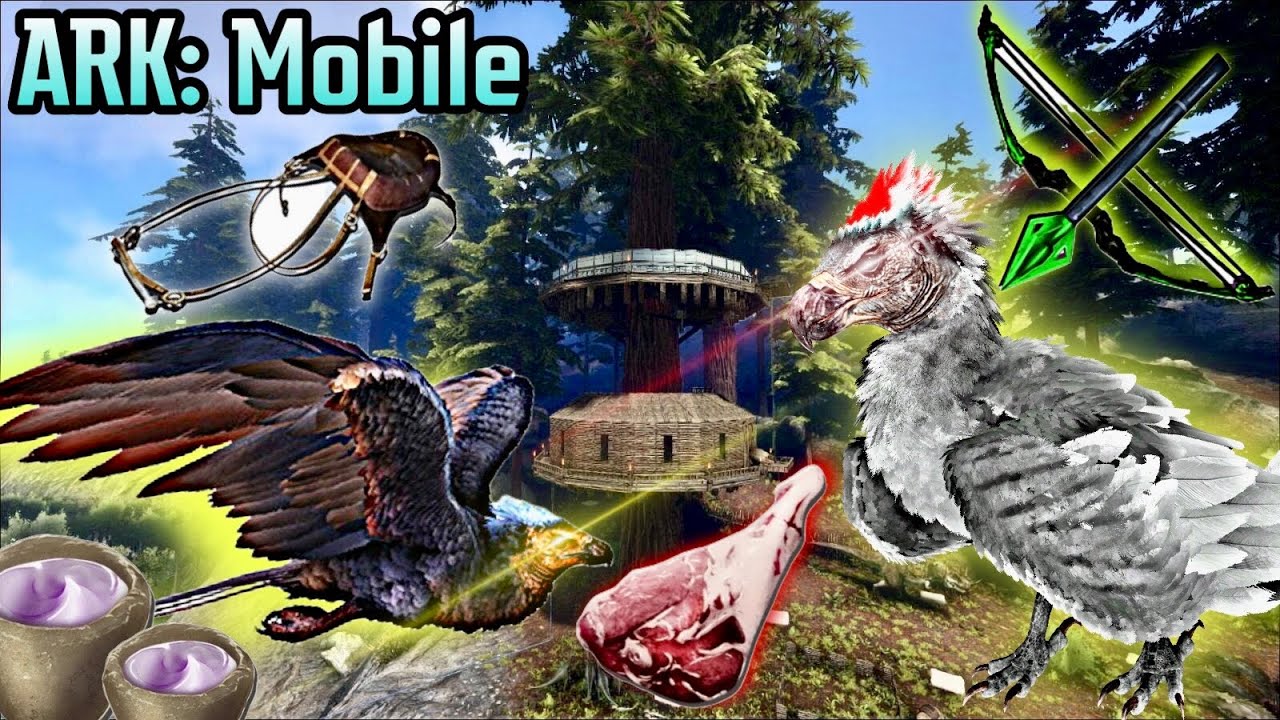 ARK: Mobile -11 Sức Mạnh Của Thần Đại Bàng Và Ma Vương Hang Lava .