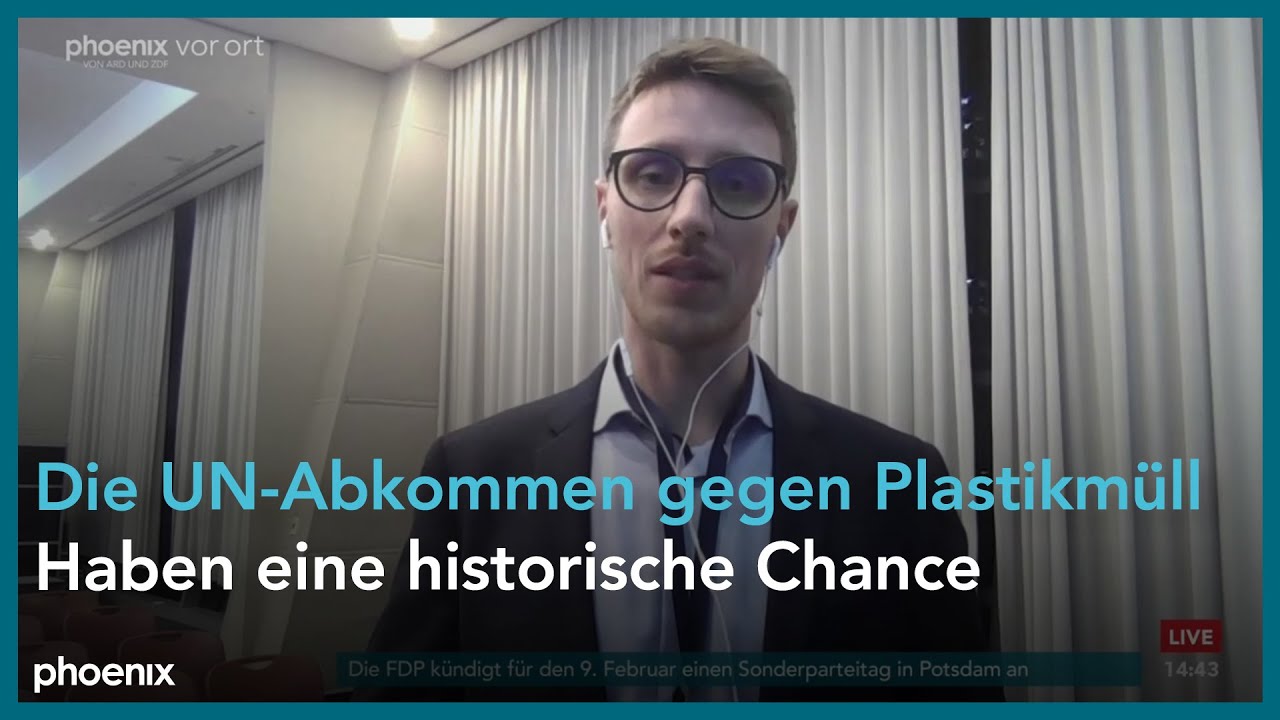Moritz J&auml;ger-Roschko zum UN-Abkommen gegen Plastikm&uuml;ll am 25.11.24