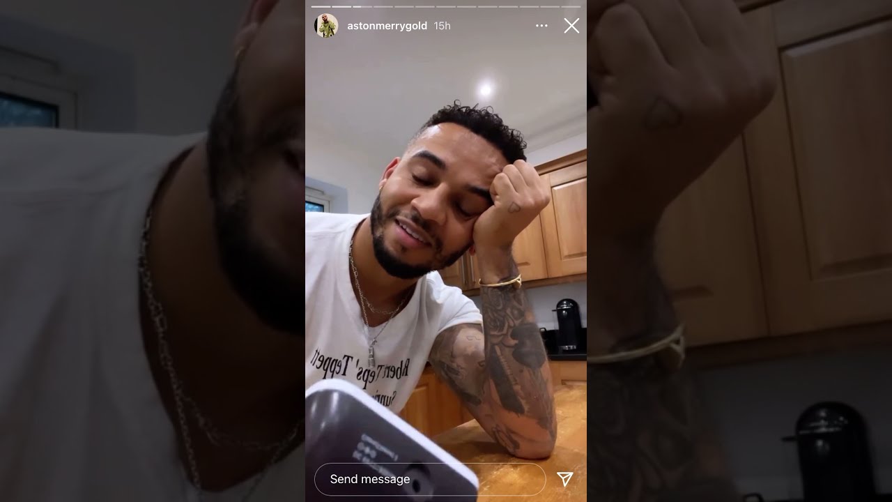 Aston Merrygold gets told off by Grayson Instagram story 24/5/21