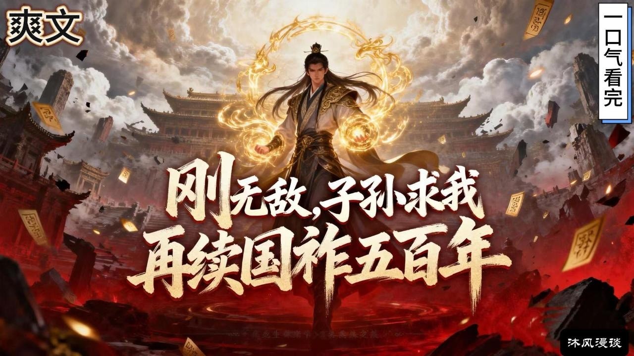 完结《刚无敌，子孙求我再续国祚五百年》因为修炼失败跌落凡尘失去记忆，被世俗王朝皇帝姬霸纳为皇后。突然有一天她恢复了记忆，无法容忍这个血脉低劣的孽种。于是……#動漫 #穿越#有声漫画#爽文#玄幻 #无敌