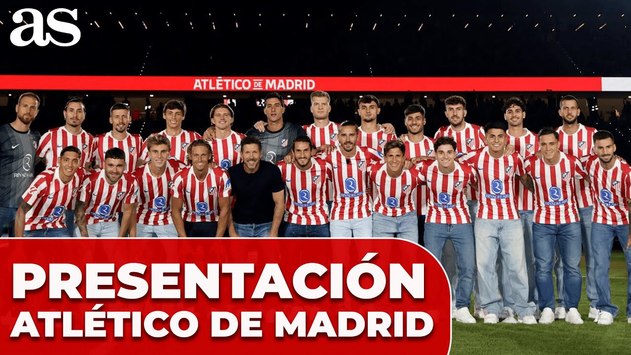 PRESENTACIÓN COMPLETA PLANTILLA ATLÉTICO DE MADRID 25/26 | NOCHE DE BIENVENIDA EN EL METROPOLITANO