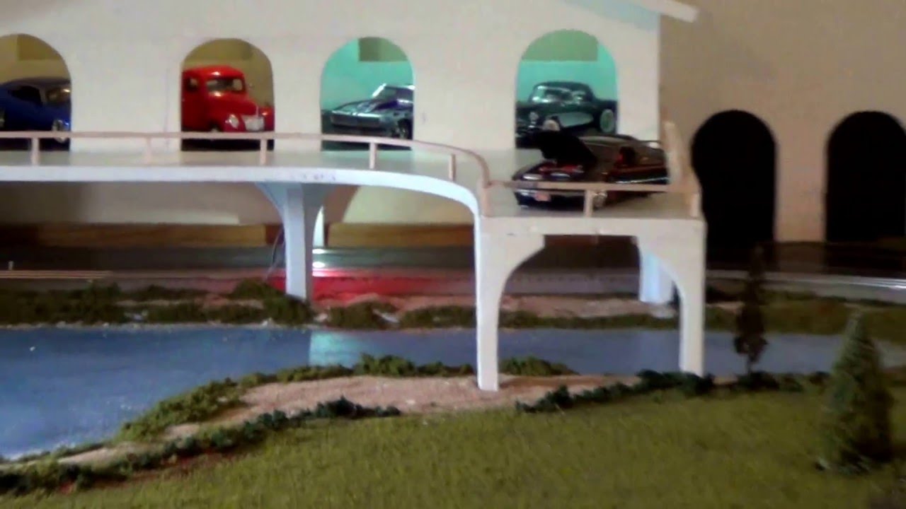 Slot Car : Custom Track Build ( Additional Footage)   VILLA RACEWAY