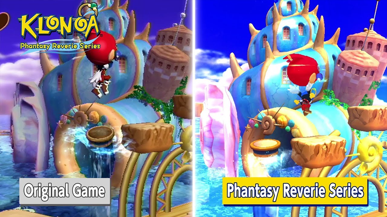 Klonoa Phantasy Reverie Series - Remastered vs Original Trailer