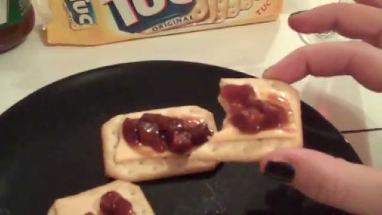 *whisper and eating sounds* Cheese,crackers,pickles and water *ASMR*