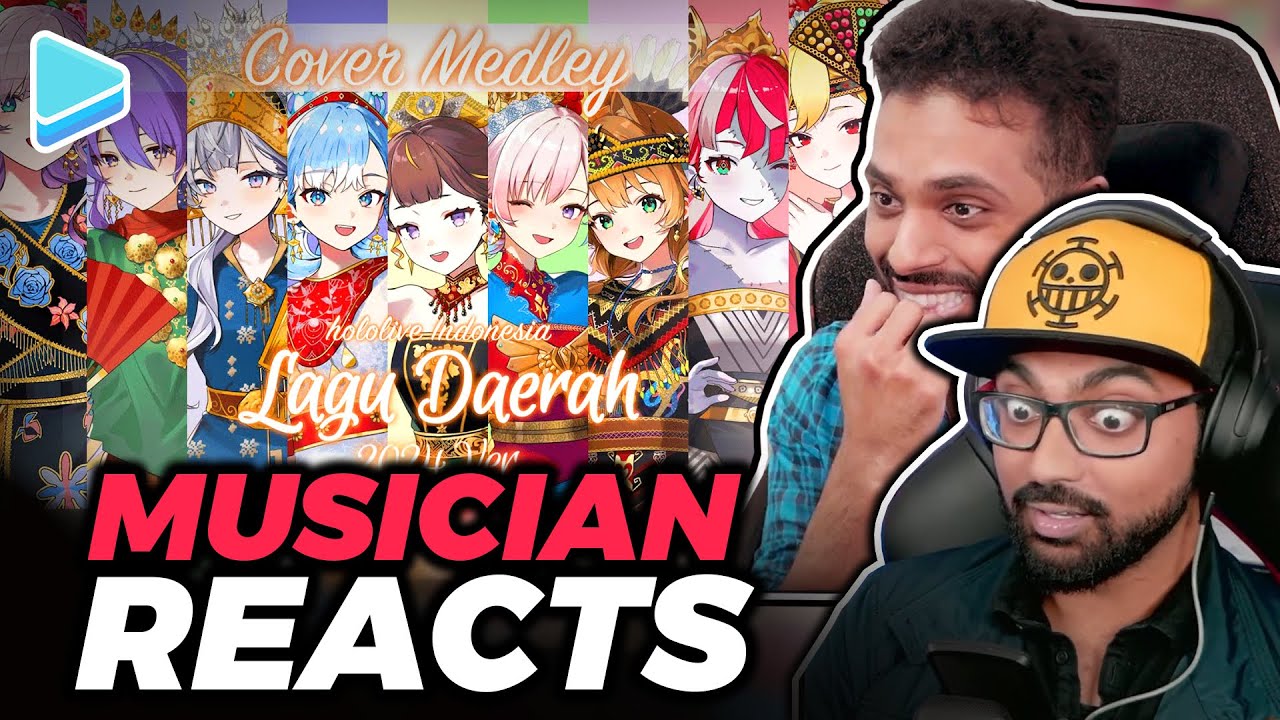 Musicians Reacts to Hololive Indonesia - Indonesian Folk Music Medley 2024 Ver.