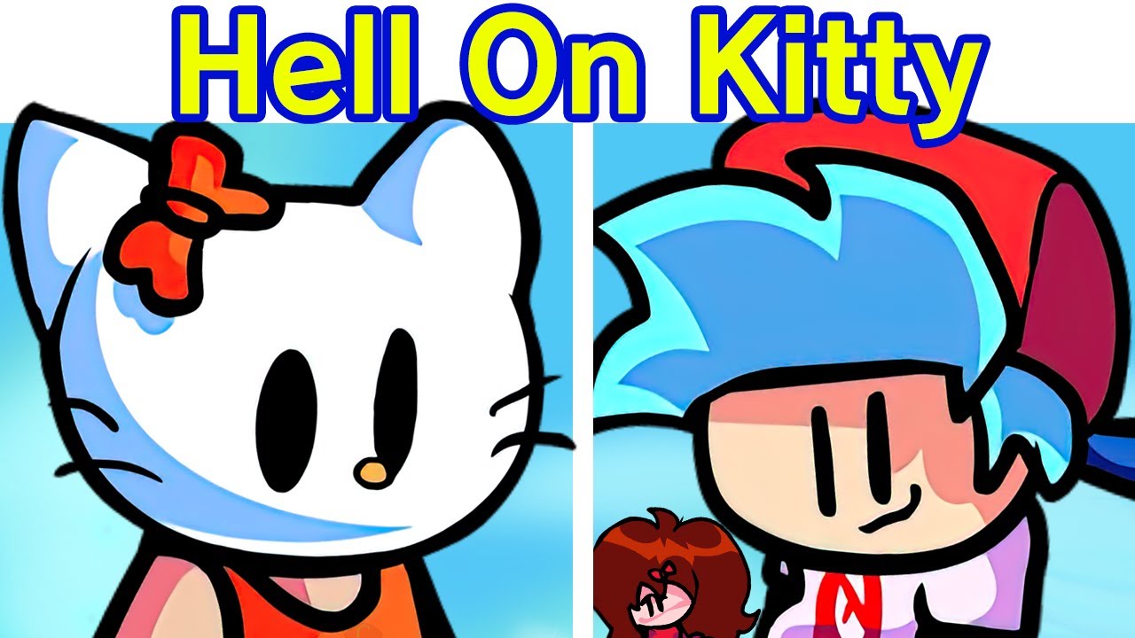Friday Night Funkin' VS Hell On Kitty FULL WEEK + Cutscenes (FNF Mod)