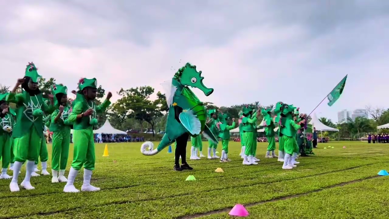 HARI SUKAN SK MEDINI KALI KE -10 Tema Hidupan Di Laut #SKMEDINI