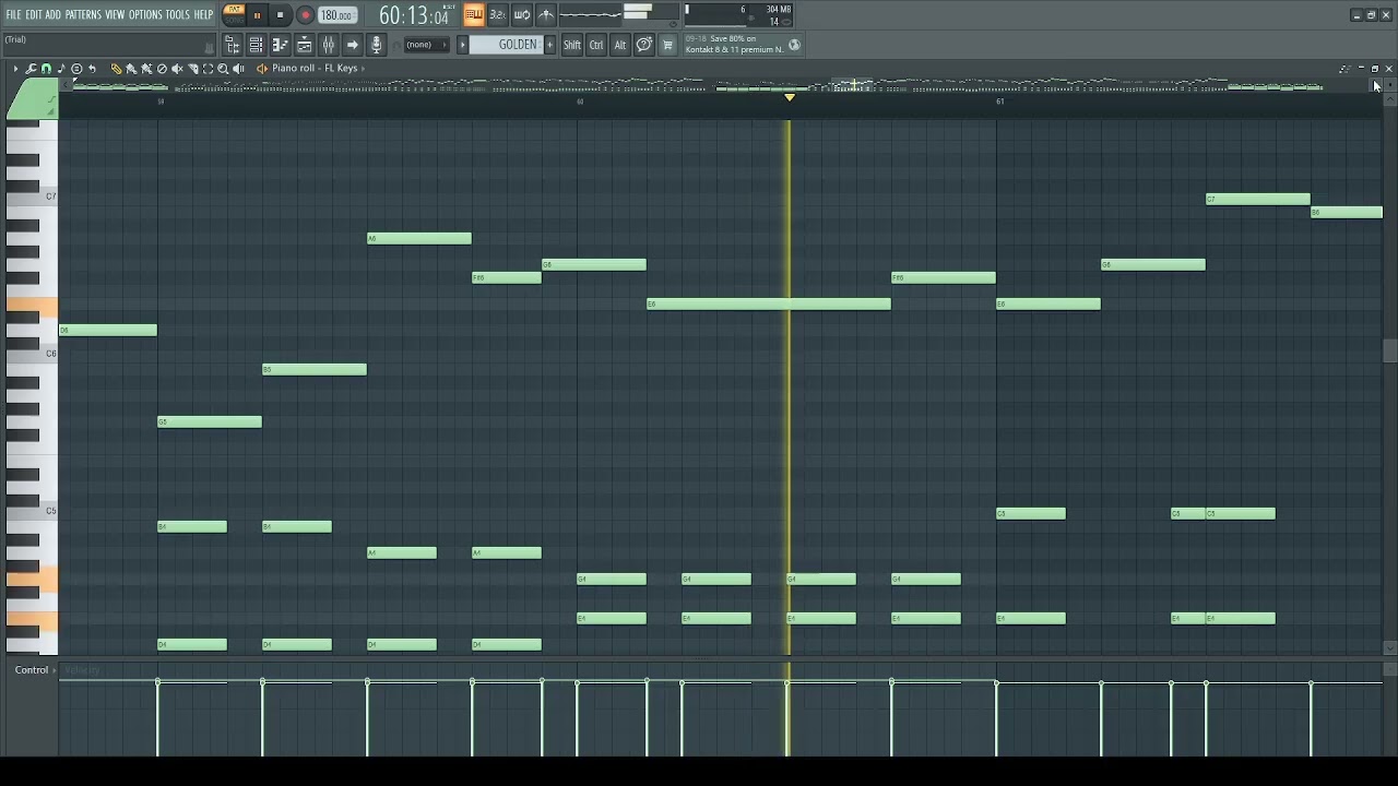 HUNTR/X - Golden Piano Cover in FL Studio