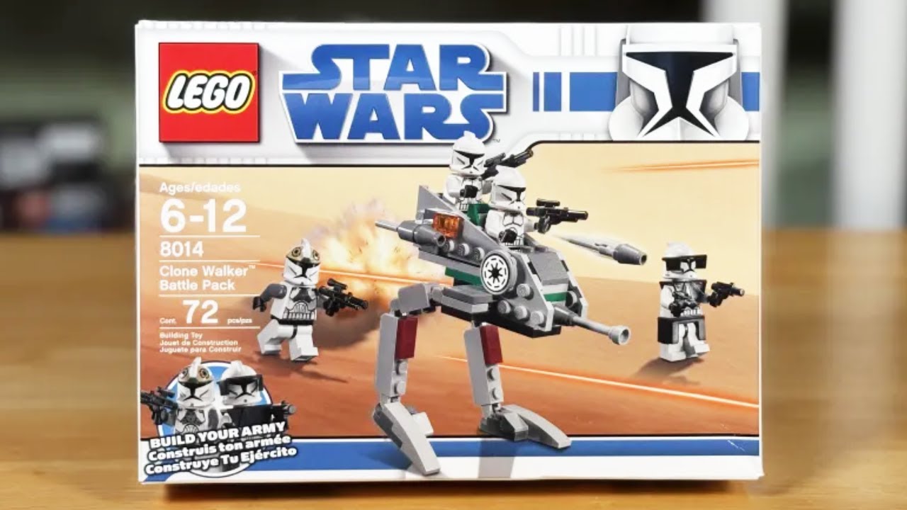 Lego Clone Walker Battle Pack Review! (8014)
