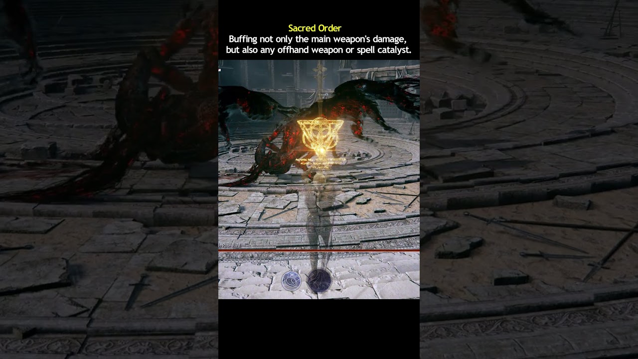 Sacred Order Ash of War is Crazy  #eldenring #eldenringnightreign