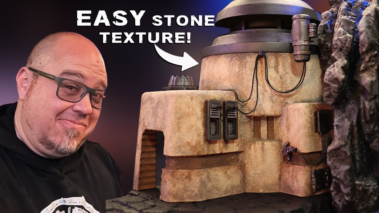 A New Way to Create Texture On 3D Prints | Star Wars Diorama Project