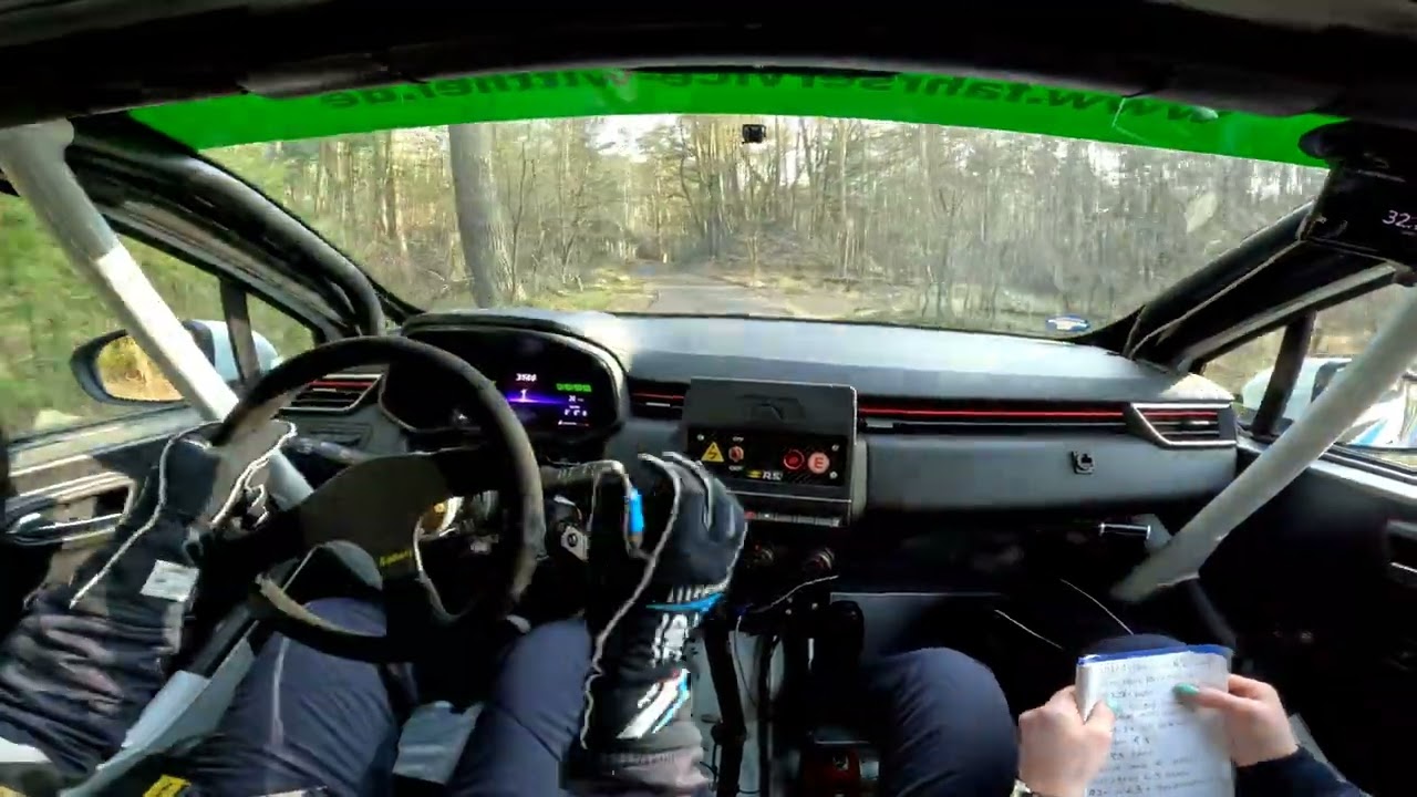 Onboard Renault Clio Rally5 Team Wittner Rallye Buten un Binnen 2024 WP 5 Maiwiese
