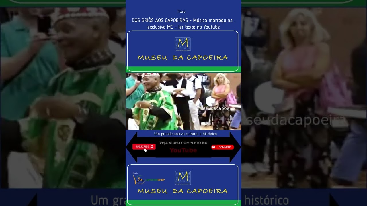 Os Sons da Ancestralidade | Música Gnaoua e Capoeira em Conexão 