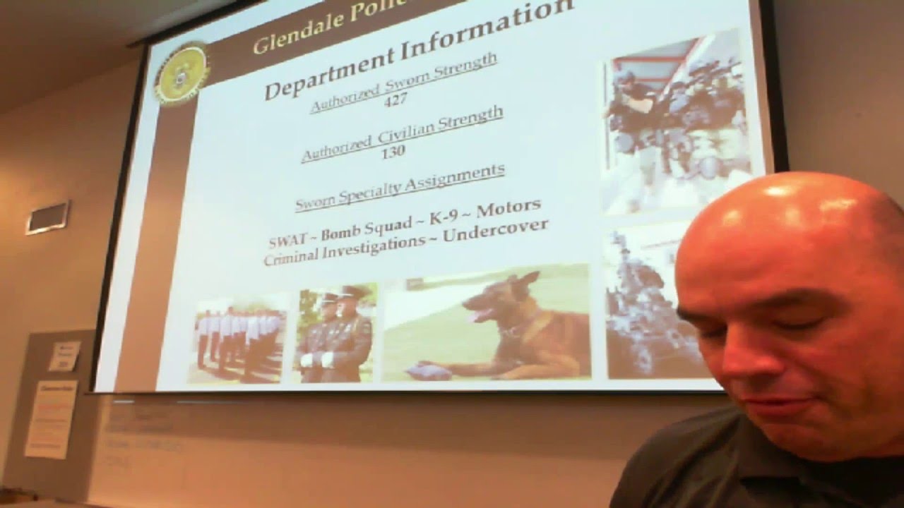 Glendale Police Officer Recruit Orientation April 14, 2016  Live Stream