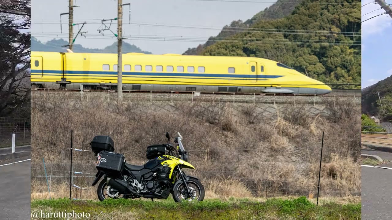 Vスト250でドクターイエロー撮影とツーリング